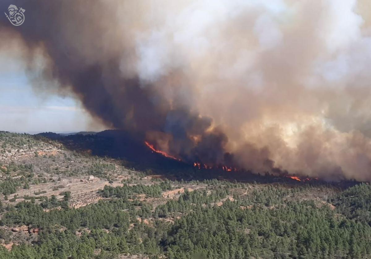 Incendio En Castell N El Incendio Forestal De Villanueva De Viver